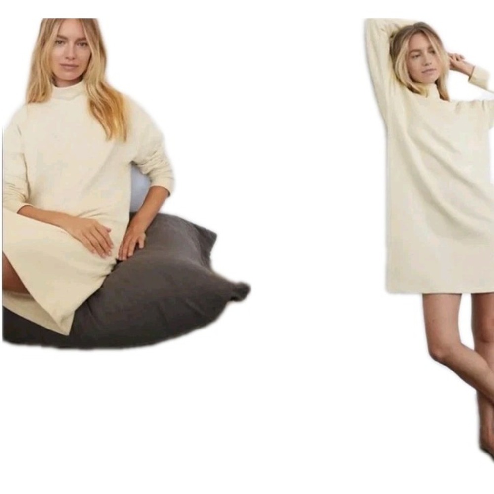Babaton The Group Womens Cornell Dress Beige Whitecap Grey Size 2XS Minimalist